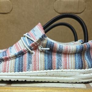 Hey Dude Multicolor Striped Sneakers